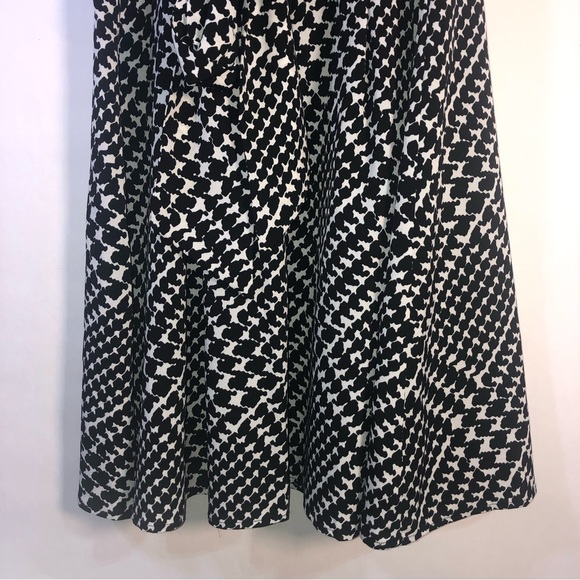 Victoria's Secret The Deep V Hounds Tooth Pleated Cocktail Dress Size 4 - Picture 7 of 14